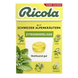 MARVECS GmbH - Marketing-Vertrieb-Consulting-Service MARVECS GmbH - Marketing-Vertrieb-Consulting-Service Ricola Zitronenmelisse Schweizer Kräuterbonbon zuckerfrei 50 g Bonbons – Produktbild 1 von 1