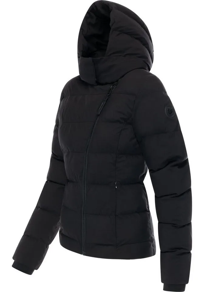 ragwear ragwear Steppjacke Harlen YOUMODO Wasserdichte Winterjacke mit Kapuze, Schwarz, – Produktbild 3 von 4