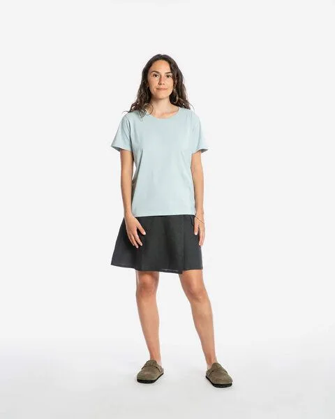 MATONA Matona Wickelrock | Wrap Skirt | aus Leinen, Black, – Produktbild 3 von 4