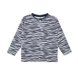 Walkiddy Kinder Langarmshirt GOTS zertifiziert – Grau mit Tigermuster, weich & bequem | von Walkiddy – Produktbild 1 von 1