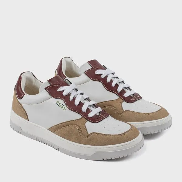 Risorse Future Risorse Future Refe Wave Damensneaker, Bordeaux/haselnuss, – Produktbild 2 von 4