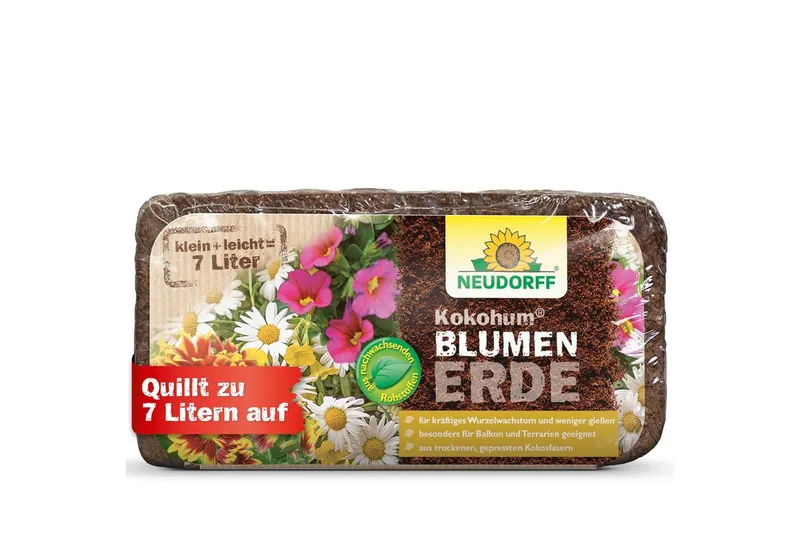Neudorff Pflanzerde Kokohum Blumenerde, 1 Brikett – Produktbild 2 von 6