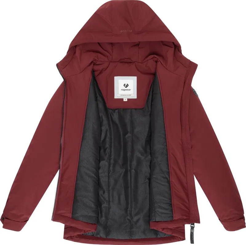 ragwear ragwear Winterjacke Bevin Warm YOUMODO Wasserdichte Damen Jacke für den Winter, Rot, – Produktbild 1 von 5