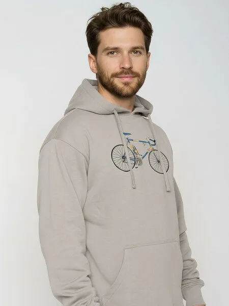 GreenBomb GREENBOMB Knut 2 Joy - Gemütlicher Hoodie aus Bio-Baumwolle / hochwertiger Print / GOTS / Fair & Vegan, Grau (sandstone), – Produktbild 2 von 4