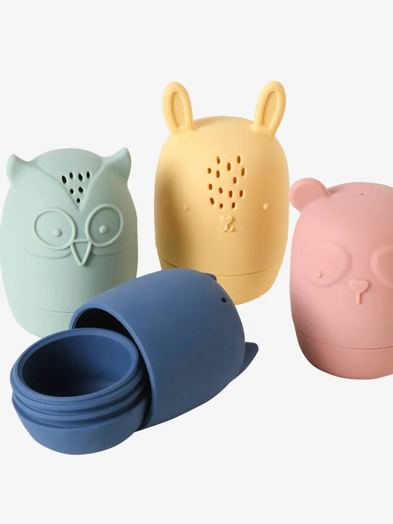 Vertbaudet 4er-Set Baby Badewannen-Spritztiere, Mehrfarbig, – Produktbild 3 von 3