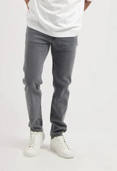 MUD Jeans MUD Jeans Jeans Regular DUNN Low Tapered Comfort aus einem Baumwolle / Tencel Mix, Light grey (grau), – Produktbild 1 von 5