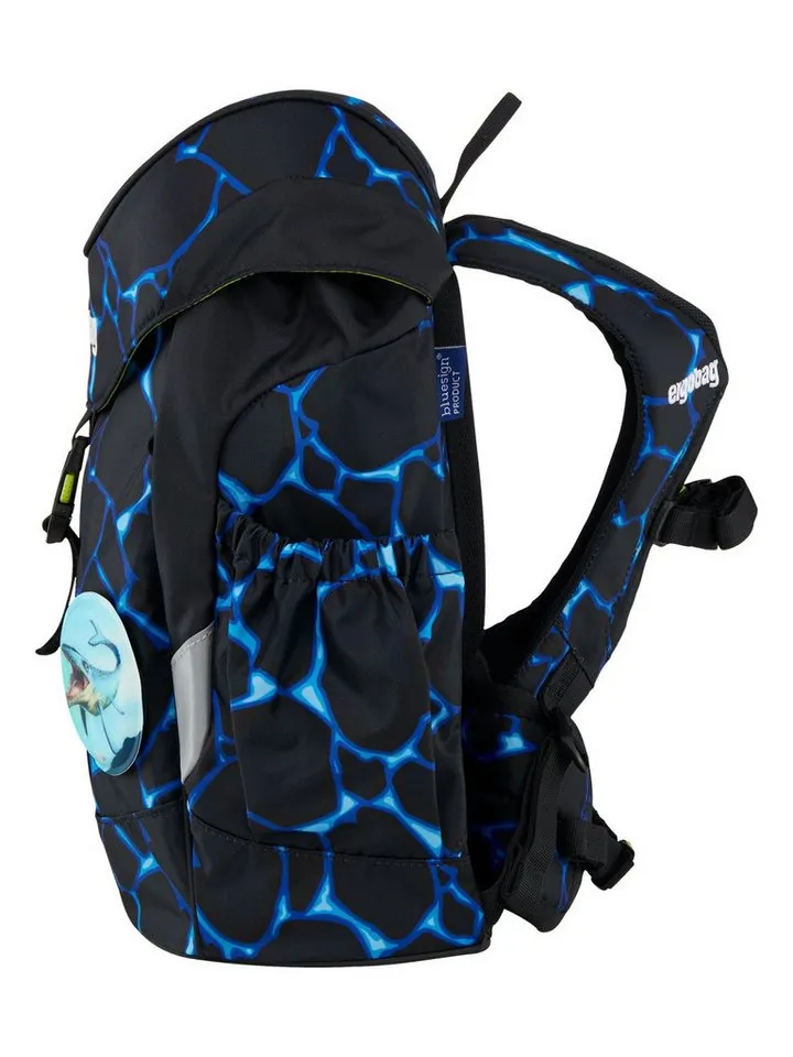 Ergobag Ergobag Kinderrucksack mini, mit Hüft- & Brustgurt für einen ergonomischen Sitz, Blau, – Produktbild 6 von 8