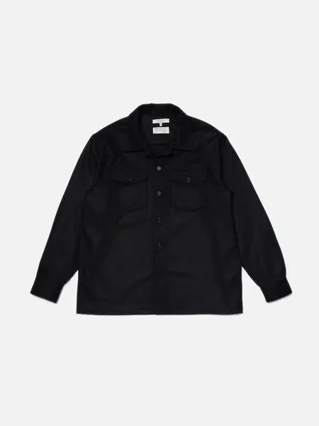 Nudie Jeans Nudie Jeans Vincent Solid Board Shirt für Herren, Schwarz, – Produktbild 1 von 3