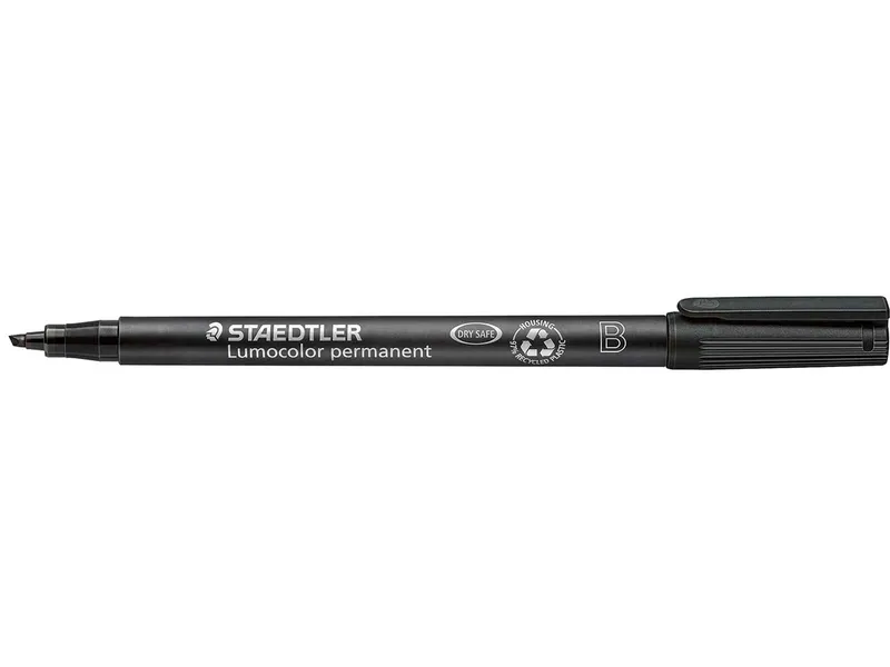 Staedtler Staedtler Universalstift 'Lumocolor' 314 breit schwarz permanent – Produktbild 2 von 2