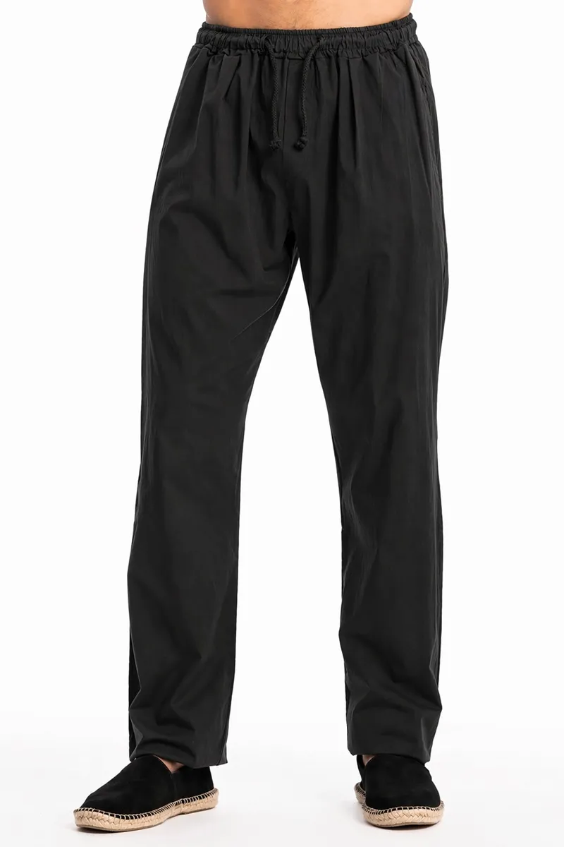 RAVENS VIEW IBIZA RAVENS VIEW IBIZA Herren vegan Hose Kenzo Schwarz, Schwarz, – Produktbild 1 von 1