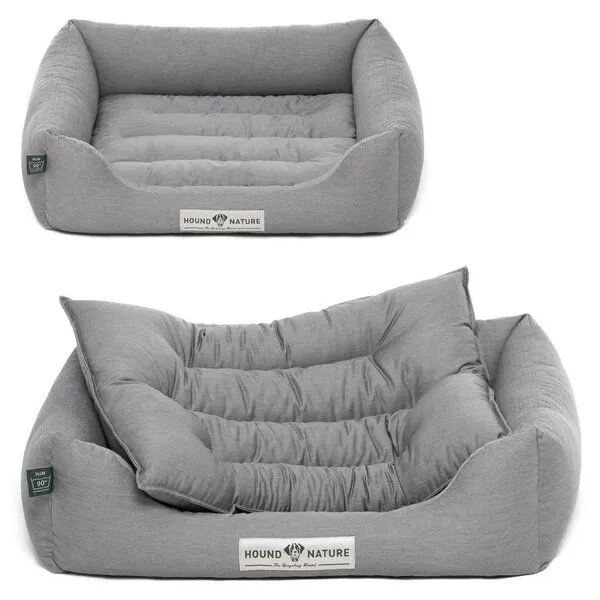 HOUND & NATURE HOUND & NATURE Öko Hundebett LUZERN, Hellgrau, – Produktbild 3 von 5