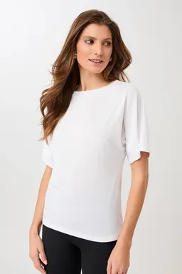 mandala MANDALA Damen vegan T-Shirt Schmetterling Weiß – Produktbild 1 von 1