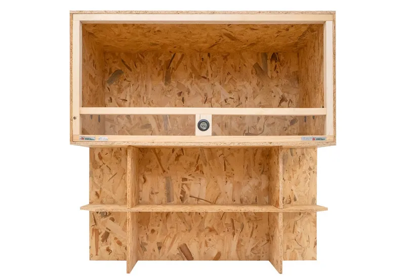 ITA Terrarium Unterschrank für Terrarien 120х60х60 Untergestell für Holzterrarien, Terrariumständer aus OSB-3 Holz - Gestell für Terrarien, Beige|braun, – Produktbild 5 von 5