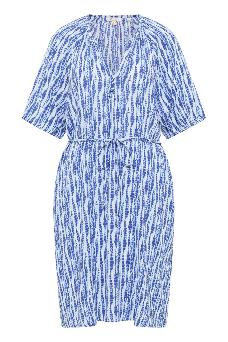 Tranquillo Kleid Saraah aus EcoVero™ Viskose - blue batik / 42 – Produktbild 1 von 2