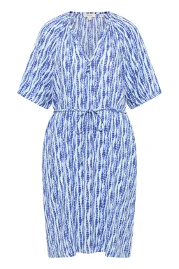 Tranquillo Kleid Saraah aus EcoVero™ Viskose - blue batik / 42 – Produktbild 1 von 1