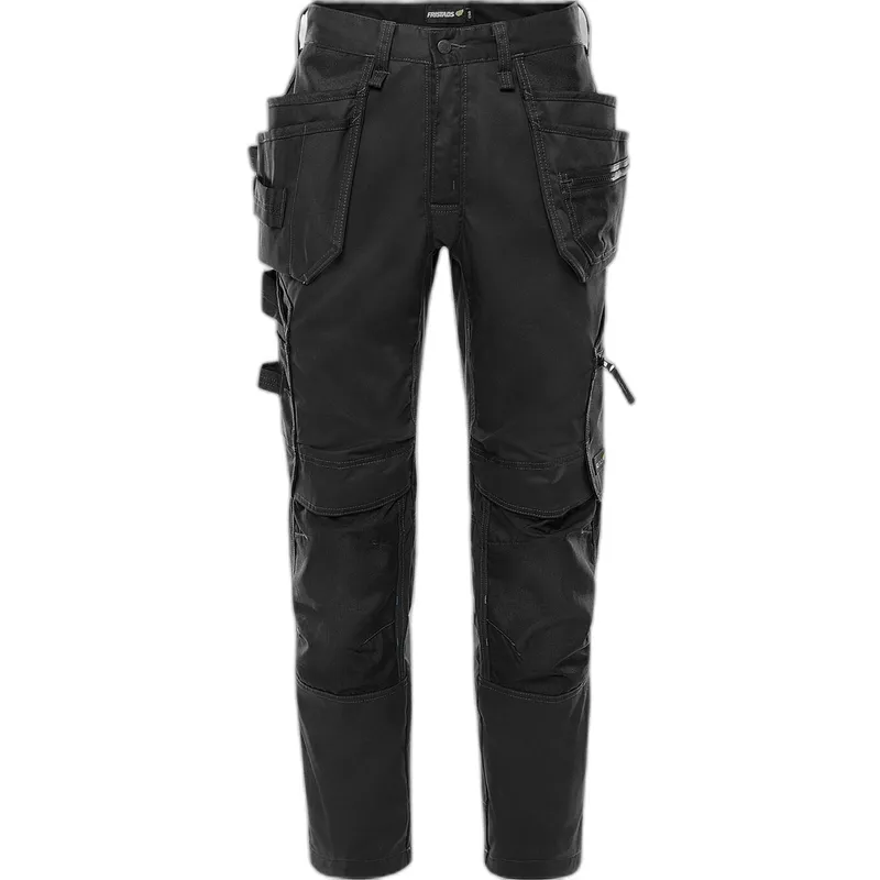 Fristads Stretch-Arbeitshose Fristads Outdoor 2900 GWM, Schwarz, – Produktbild 1 von 2