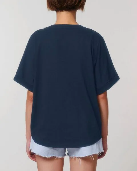 Human Family Human Family Oversize Damen T-Shirt "Skip", Navy, – Produktbild 3 von 3