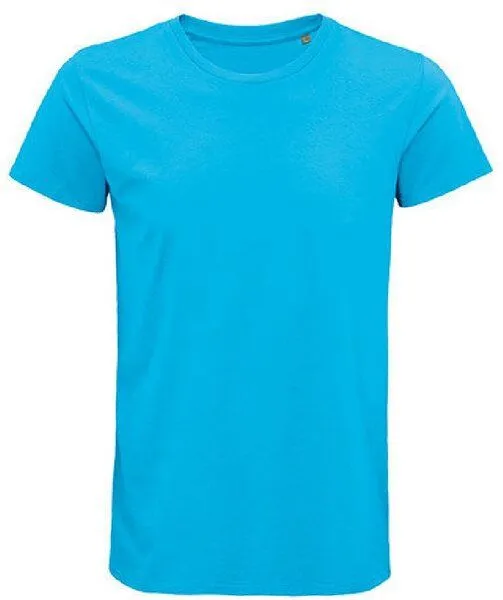 Sol's Sol's Herren T-Shirt Kurzarm Rundhals aus Bio - Baumwolle, Aqua, – Produktbild 1 von 4