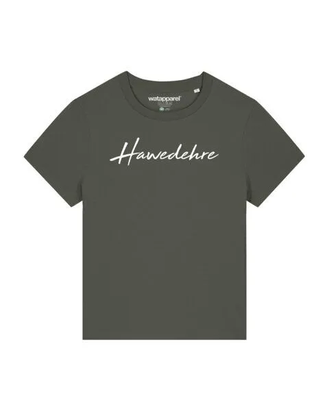watapparel watapparel T-Shirt Frauen Hawedehre, Khaki, – Produktbild 1 von 3