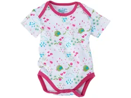 HANS NATUR Baby Body Kurzarm Bio Baumwolle Birds Gr.74/80 – Produktbild 1 von 1
