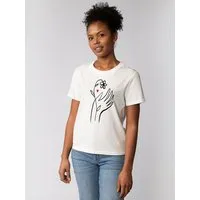 watapparel watapparel T-Shirt Frauen Self love, Off white, – Produktbild 1 von 1