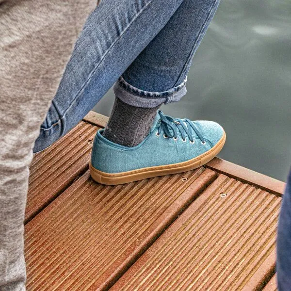 LANGBRETT LANGBRETT SUM sneaker, Aqua (blau), – Produktbild 3 von 4