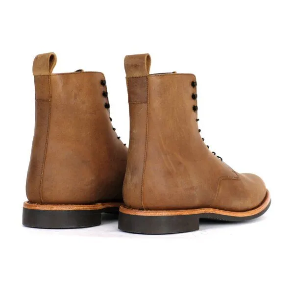SORBAS SORBAS Welted No.7 rahmengenähte Stiefel aus Leder, Brown (braun), – Produktbild 4 von 8