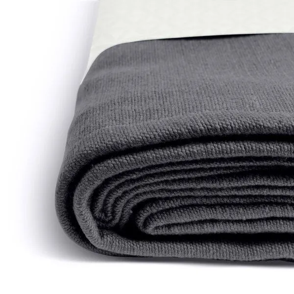Lotuscrafts Lotuscrafts Yogadecke "Savasana" 100% Baumwolle (kbA), Anthracite, – Produktbild 3 von 3