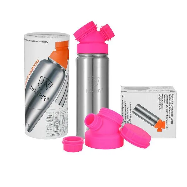 JN JuNiki's JN JuNiki's isolierte Trinkflasche 550ml 8 Farben, Pink, – Produktbild 1 von 4