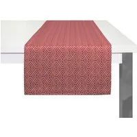 Nature by Adam Nature by Adam Tischläufer aus 100% Bio-Baumwolle - Made in Germany - Graphic Ventus, Rot, – Produktbild 1 von 1