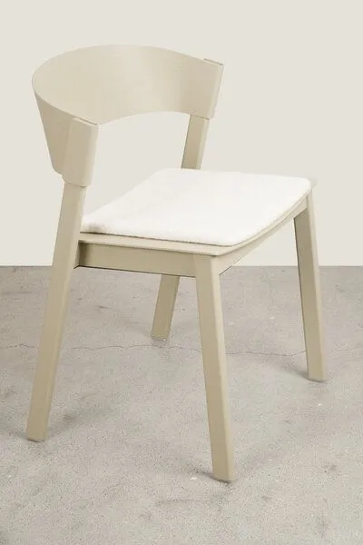 myfelt myfelt Flachfilz Sitzauflage (⌀ 36 cm, 36 x 36 cm), Naturweiß (linéa), – Produktbild 4 von 4
