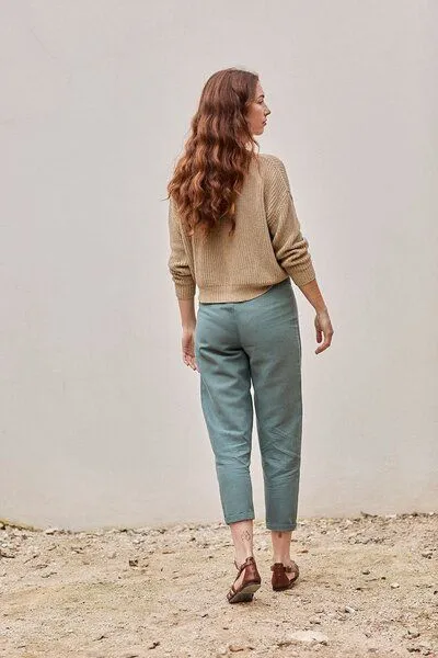 TIRALAHILACHA TIRALAHILACHA Pantalón Faren Pants, Blau, – Produktbild 3 von 4