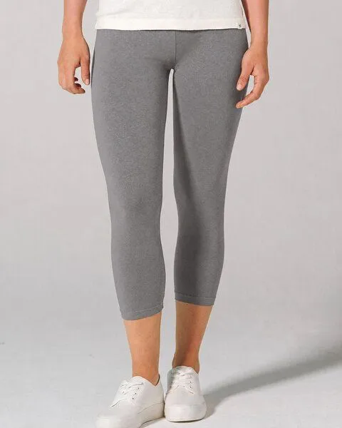 HempAge HempAge Damen 7/8 Leggings Leonie Hanf/Bio-Baumwolle, Taupe, – Produktbild 1 von 4