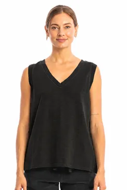 RAVENS VIEW IBIZA RAVENS VIEW IBIZA Damen vegan Top Marea Schwarz – Produktbild 1 von 1