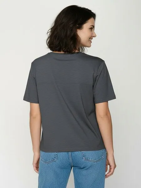 GreenBomb GREENBOMB T-Shirt Cat Walk Nova, Gravel, – Produktbild 3 von 4