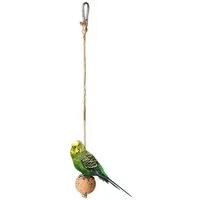 Kork-Deko Kork-Deko Naturkork-Kugel als Vogel-Schaukel | ⌀ = 4 cm | Vogel-Spielzeug – Produktbild 1 von 1