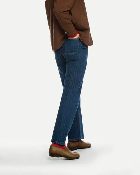 MATONA Matona Jeans | Straight Leg Denim Pants | aus Baumwolle, Blue, – Produktbild 3 von 4