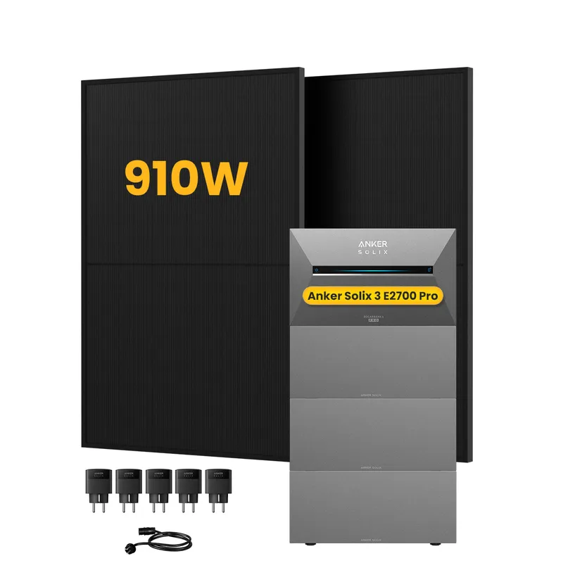 Anker Anker SOLIX Solarbank 3 E2700 Pro, mit 2 x 455W Bifaziale Solarmodule, by Powerness - 10.8kWh / 5 x Smart Plug / Standardversand – Produktbild 1 von 1