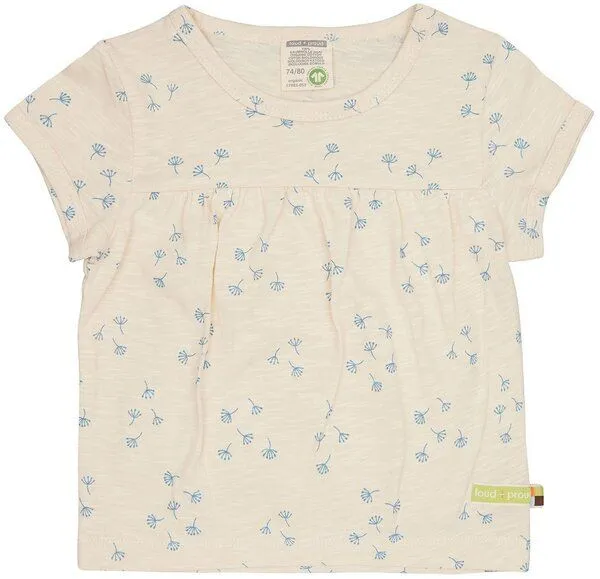loud + proud loud + proud Babys & Kinder Tunika Slub Jersey mit Druck, GOTS-zertifiziert, Vanilla(natur), – Produktbild 2 von 2