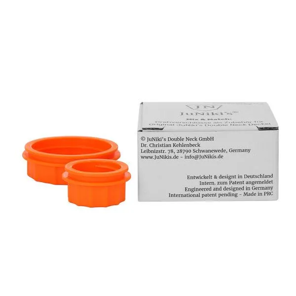 JN JuNiki's JN JuNiki's 2er Set Drehverschlüsse 8 Farben, Orange, – Produktbild 1 von 4