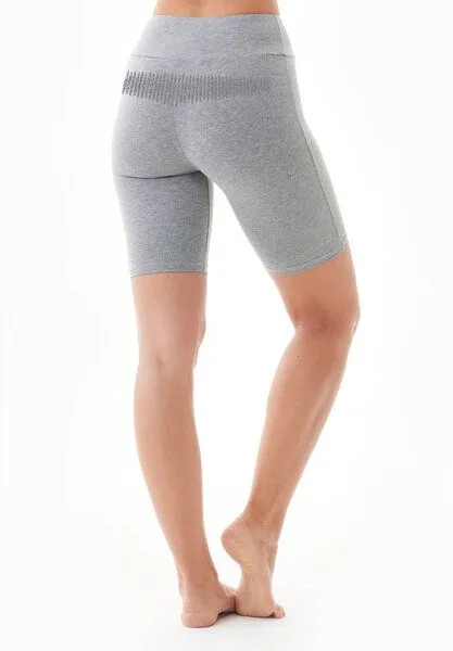ORGANICATION ORGANICATION LOLLA | Radler-Leggings aus Bio-Baumwolle, Dark grey melange, – Produktbild 3 von 4