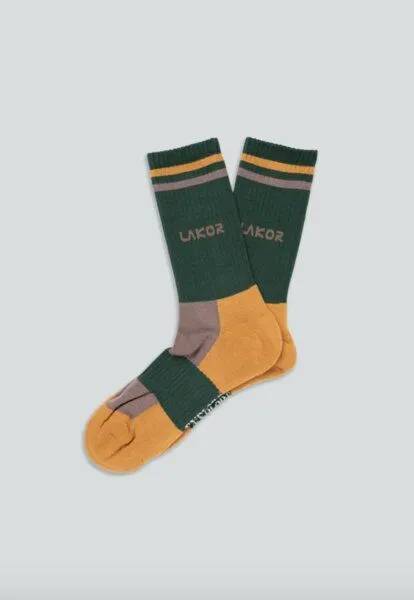 LAKOR LAKOR Æxplorer Socks (Green Gables) | (Blueberry), Grün, – Produktbild 1 von 1