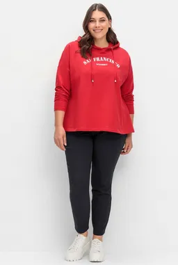 sheego sheego Jerseyhose Stretch-Hose im Curvy-Schnitt PIA, mit Gummibund – Produktbild 1 von 1