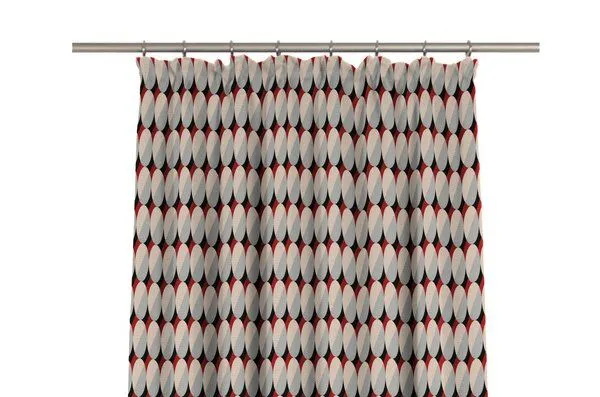Nature by Adam Nature by Adam Vorhang aus 100% Bio-Baumwolle - Made in Germany - Circles, Orange, – Produktbild 6 von 7