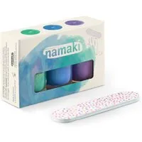 Namaki Kinder Nagellack 3er Set "Polarlichter" mit Nagelfeile Inhalt 3 x 7,5 ml – Produktbild 1 von 1
