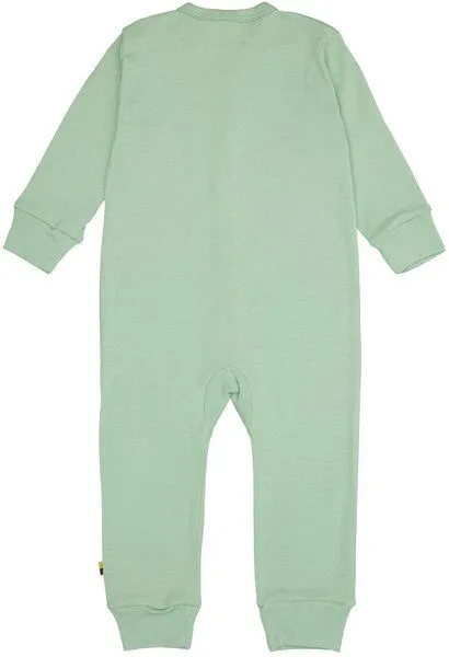 loud + proud loud + proud Baby Overall Pyjama aus Bio Baumwolle und GOTS zertifiziert, Pistacchio/grün, – Produktbild 4 von 4