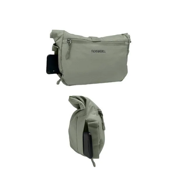 FUCHS & REBELL FUCHS & REBELL LUCA 2.0 Crossbody BikeBag 3-Punkt-Gurt, Hell grün, – Produktbild 4 von 4