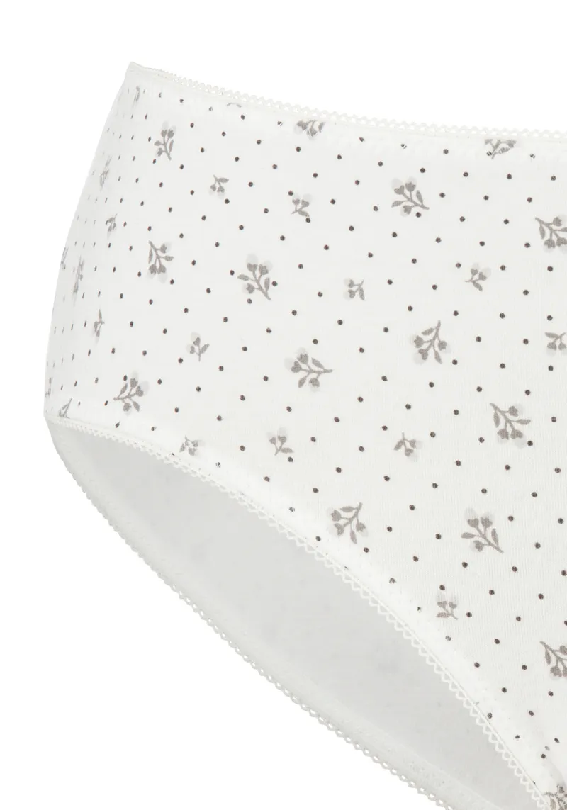 petite fleur by Lascana Jazz-Pants Slips creme, grau, Creme, grau, – Produktbild 3 von 3