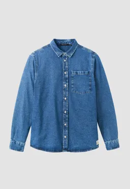 recolution Recolution Herren vegan Hemd In Johannisbeer Blau – Produktbild 1 von 1