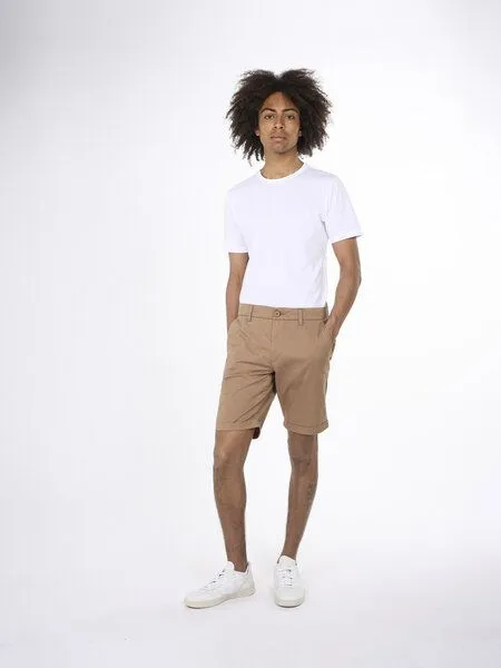 KnowledgeCotton Apparel KnowledgeCotton Apparel Shorts - CHUCK regular chino poplin shorts, Beige (tuffet), – Produktbild 3 von 4